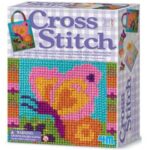 4M Cross Stitch craft Kids DIY Arts & Craft Kit