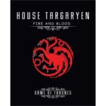 Game of Thrones House Targeryn Fire and Blood Canvas