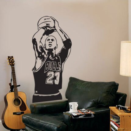Michael Jordan Sports Celebrity Wall Decal Sticker - emarkiz-com.myshopify.com