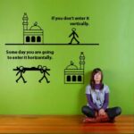 Islamic Inspirational Quote Wall Decal 100 cm x 80 cm