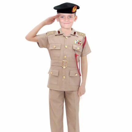 UAE Police Officer Brown Uniform Kids Costume - emarkiz-com.myshopify.com