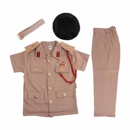 UAE Police Officer Brown Uniform Kids Costume - emarkiz-com.myshopify.com