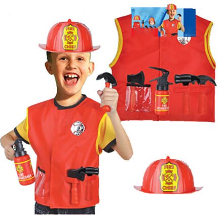 Kids Fireman Costume Set with and without Helmet - emarkiz-com.myshopify.com