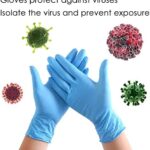 Disposable Gloves Vinyl Blue Box of 100 - Large