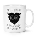 Funny Beard Quote Coffee Mug White/Black - 11 oz