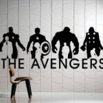 Avenger Decorative Wall Sticker Black 100 x 40 cm