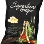 Signature Kettle Krisps Potato Chips Krisps Sea Salt & Balsamic Vinegar Packet 120g