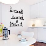 Kitchen Shelf Wall Sticker Decal - 80 x 80 cm