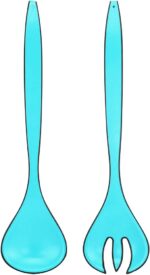 QLux Double Color Spoon - Set of 2 Pcs - Turquoise - Image 3