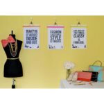 Beauty Fashion Statements Quotes Wall Decal 80 x 65 cm