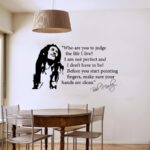 Bob Marley Quote Wall Sticker Decal - 70x50 cm