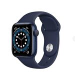 Smart Watch 6 Series HW22 Fitness Tracker - Navy Blue Aluminum Case with Sport Band