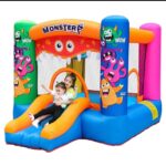 Monster Inflatable Bouncy Castle Kids Outdoor - 270cm x 216cm x 173cm