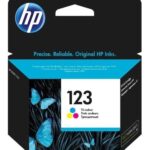 Genuine HP 123 F6V16AE Tri-Color Printer Ink Cartridge