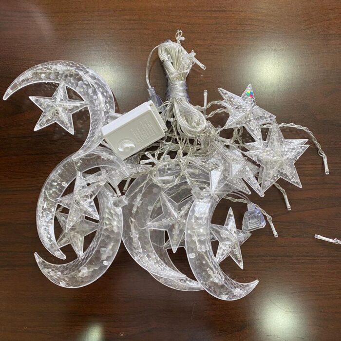 Moon and Small Stars LED String Lights 3 metres - Image 6