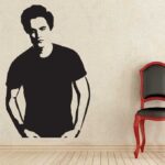 Robert Pattison Celebrity Waterproof Wall Decal Stickers 120x80 cm