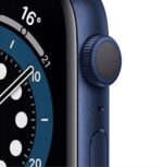 Smart Watch 6 Series HW22 Fitness Tracker - Navy Blue Aluminum Case with Sport Band - Image 2