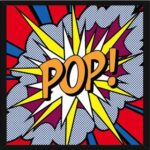 Pop Bang Art Wall Poster with Frame - 40 x 40 cm
