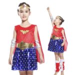 Girl Wonder Woman Super Hero Costume