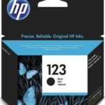 Genuine HP 123 F6V17AE Black Printer Ink Cartridge (Open Box)