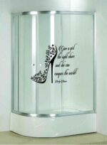 Girl Sandals Wall Sticker - 50x50 cm - Image 3