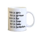 Harry Potter Characters Printed Coffee Mug White/Black - 11 oz