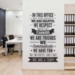 We are Team Wall Decal 80x100 cm