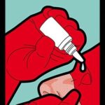 Spiderman Super Hero Eye Drops Pop Art Wall Poster - 40 x 55 cm