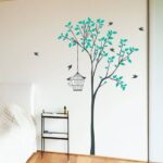 Waterproof Tree Design Decorative Wall Decal 80x100 cm
