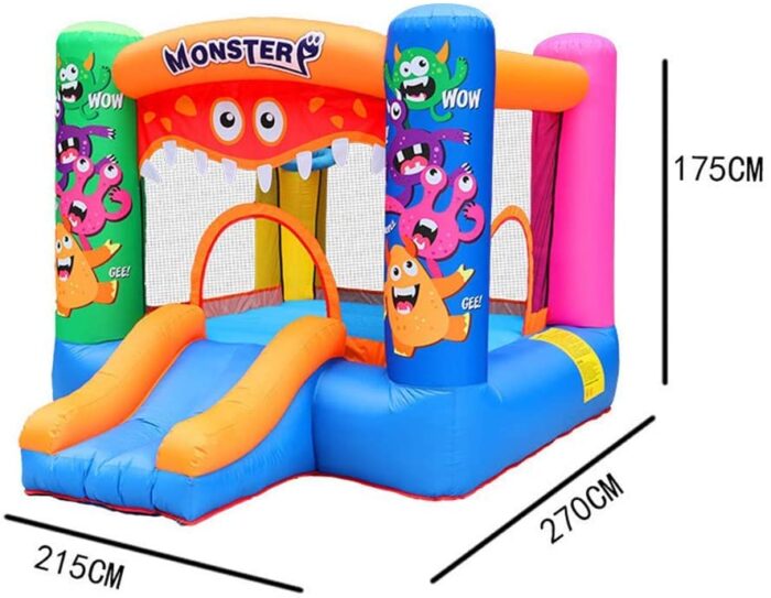 Monster Inflatable Bouncy Castle Kids Outdoor - 270cm x 216cm x 173cm - Image 3