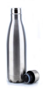 Nessan Stainless Steel Regal Flask - Silver - Image 2