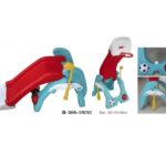 Folding Fun Slide With Basketball and Golf Stick