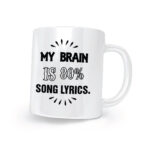 Funny Quote Printed Coffee Mug White/Black - 11 oz