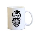 My Beard My Rules Printed Coffee Mug White/Black - 11 Oz