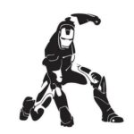 Avengers Iron man Wall Sticker Black 70 x 90 cm