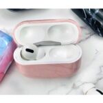 Protective Airpods Pro Case Marble Design - Pink