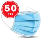 Disposable Protective 3Ply Face Masks 50pcs Box