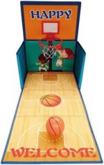 Storage Box With Expandable Playing Mat With Basketball Toy - Image 3