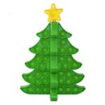 Christmas Tree Pop It Fidget Toy - Green