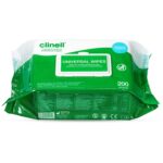 Clinell Universal Disinfectant Wipes - Pack of 200 wipes - Used in hospitals