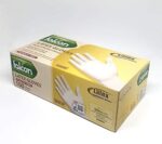 Disposable Gloves Latex White Box of 100 - Medium - Image 2
