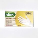 Disposable Gloves Latex White Box of 100 - Medium