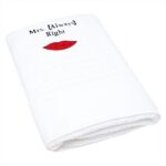 Premium Embroidered Bath Towel - MRS ALWAYS RIGHT - 70x140cm
