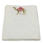 Magnolia Premium Embroidered Hand Towel CAMEL PINK 50x80 cm