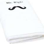 Premium Embroidered Bath Towel MR RIGHT - 70x140 cm