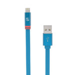 SCOSCHE FlatOut LED 6 feet Charge & Sync Cable for Lightning Devices Blue (OPEN BOX)