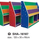 Wooden Book Shelf Multicolored