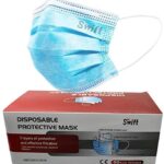 SWIFT 100 Pcs disposable face mask