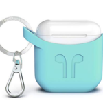 PODPOCKET Silicone Case for Apple AirPods - Aqua