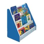 Blue Wooden Bookshelf